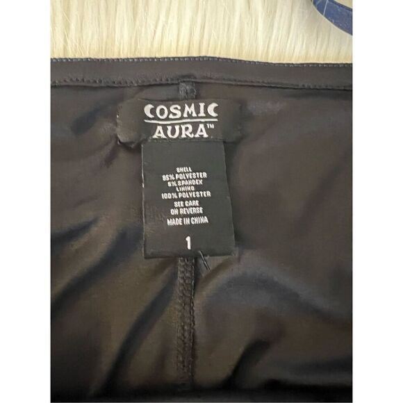 Cosmic Aura Celestial Ruched Cami Dress Plus Size 1 - Picture 4 of 8